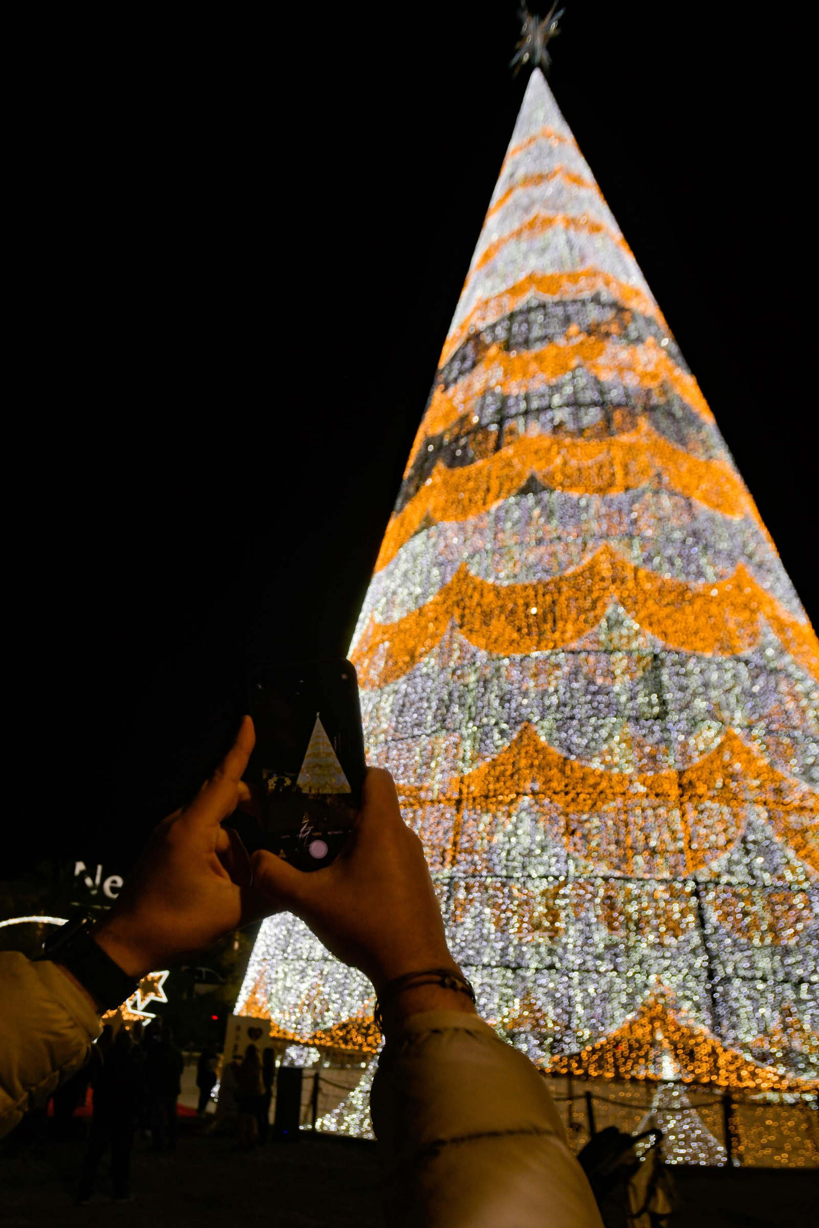 El encendido de la Navidad 2021 en el centro comercial Nevada Shopping, en imágenes