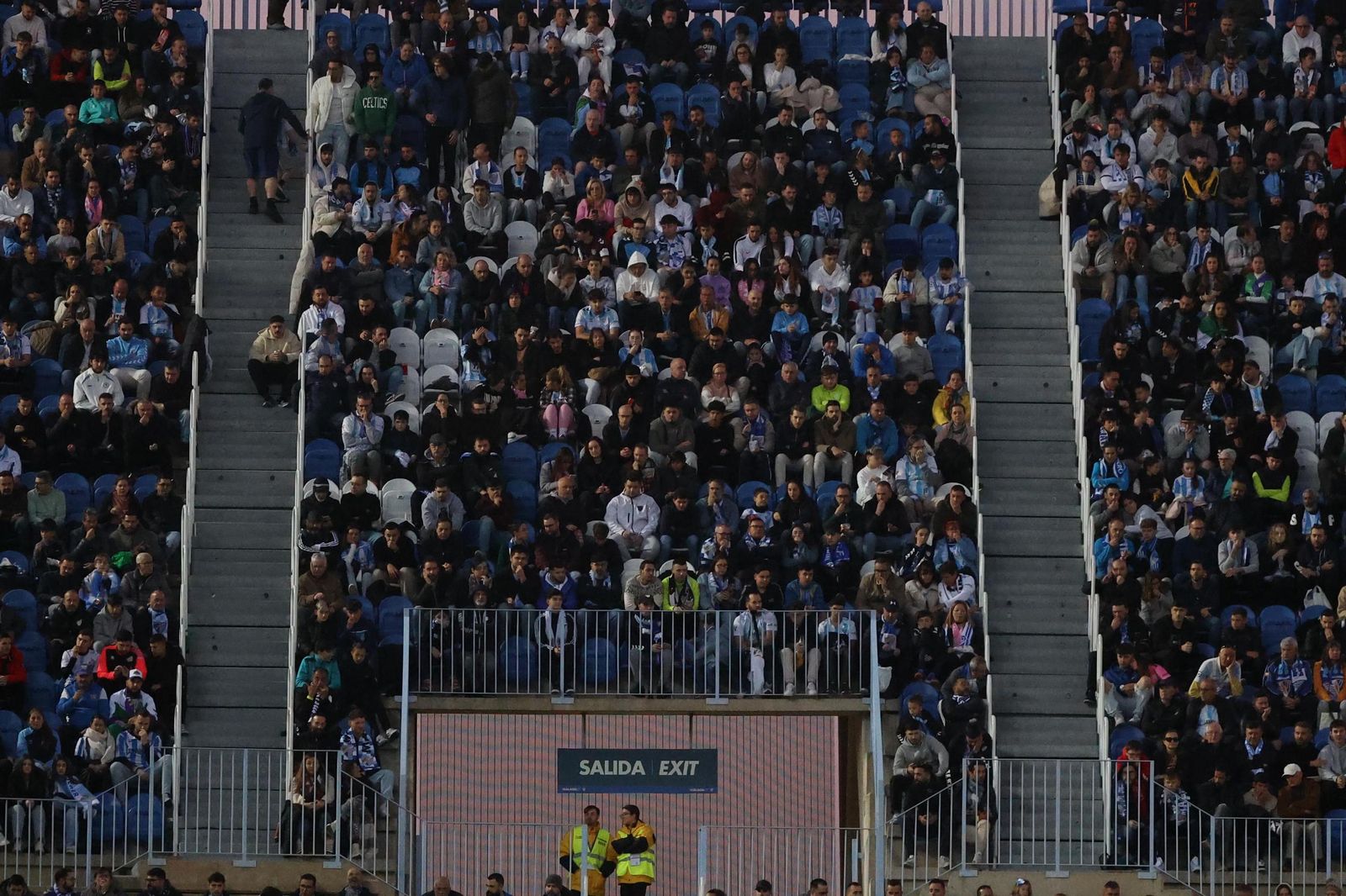 Búscate en las gradas de La Rosaleda en el Málaga-Levante