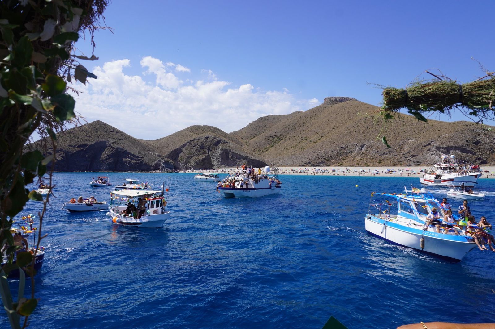 Fotogalería de la procesión marinera de la Virgen del Carmen de Carboneras