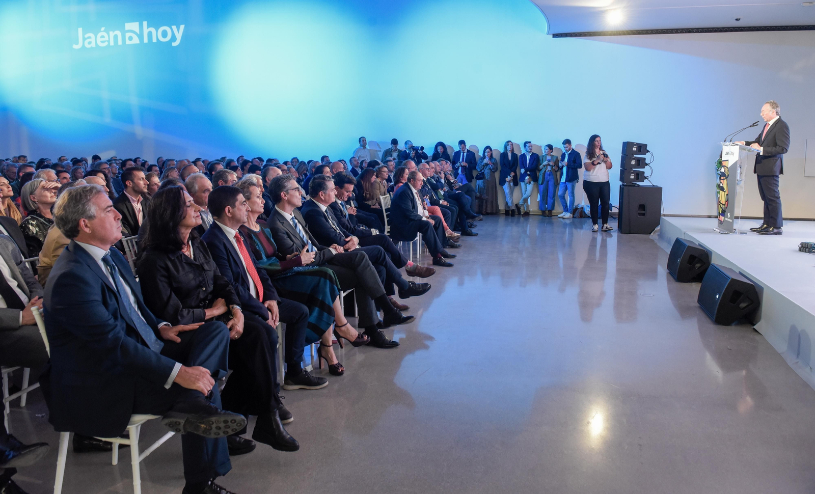Acto de inauguración del nuevo periódico del Grupo Joly, Jaén hoy