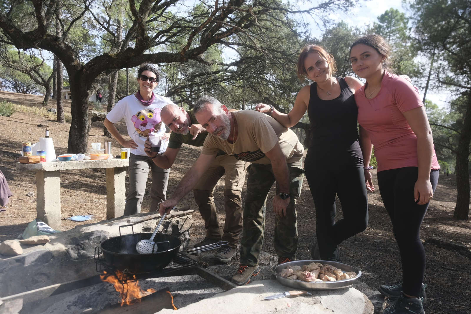 Los peroles por San Rafael en Los Villares, en imágenes
