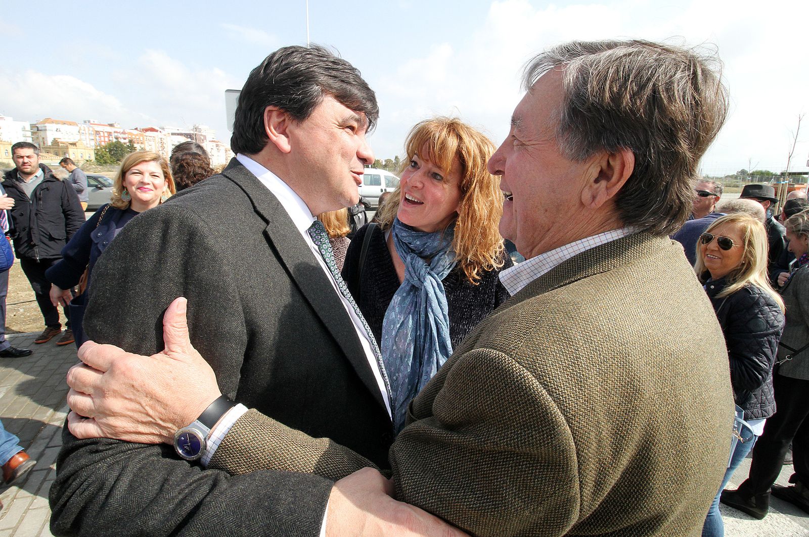 Inauguración de la Calle Doctor Cristóbal Gangoso, en imágenes