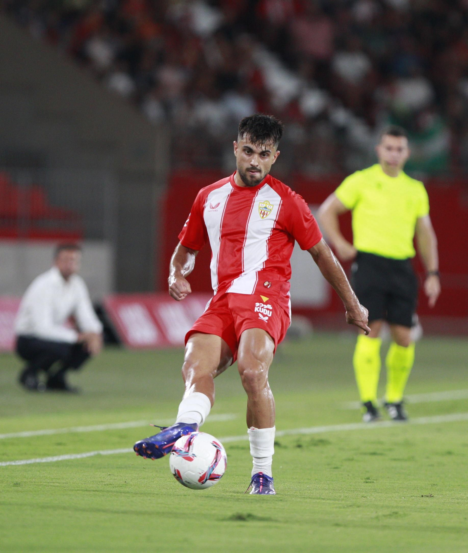 El partido U.D. Almería-Sporting de Gijón, en imágenes