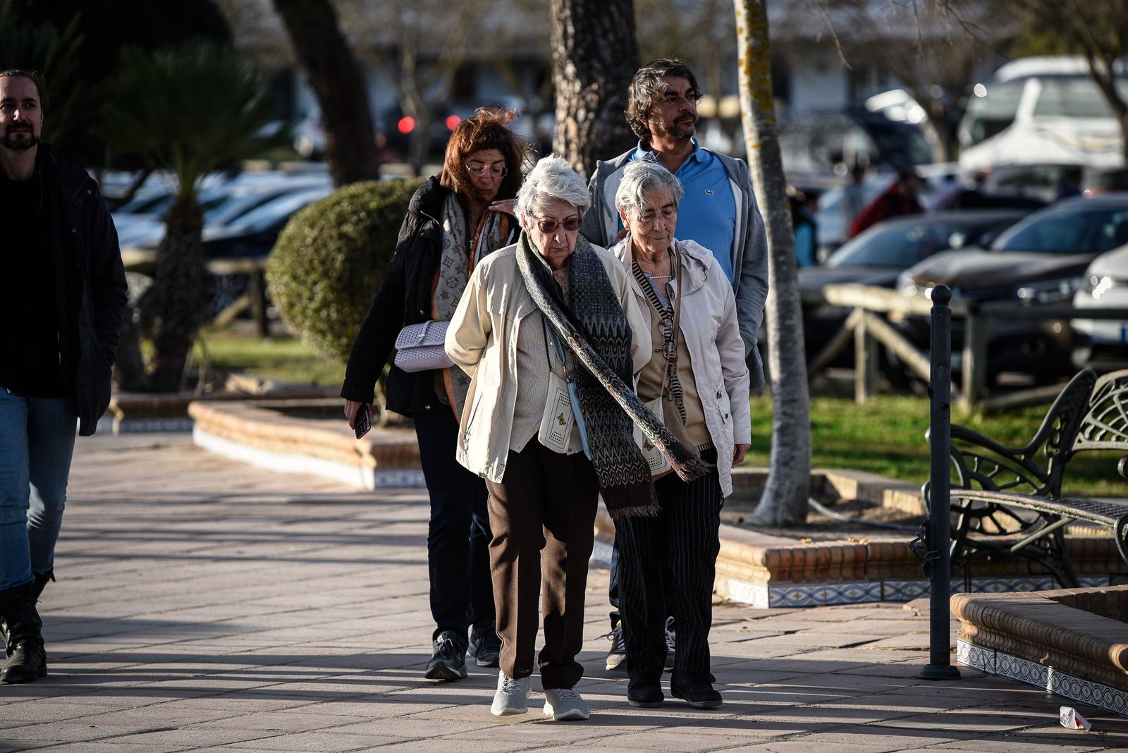 Imágenes del ambiente en la Aldea de El Rocío el domingo 26 de febrero