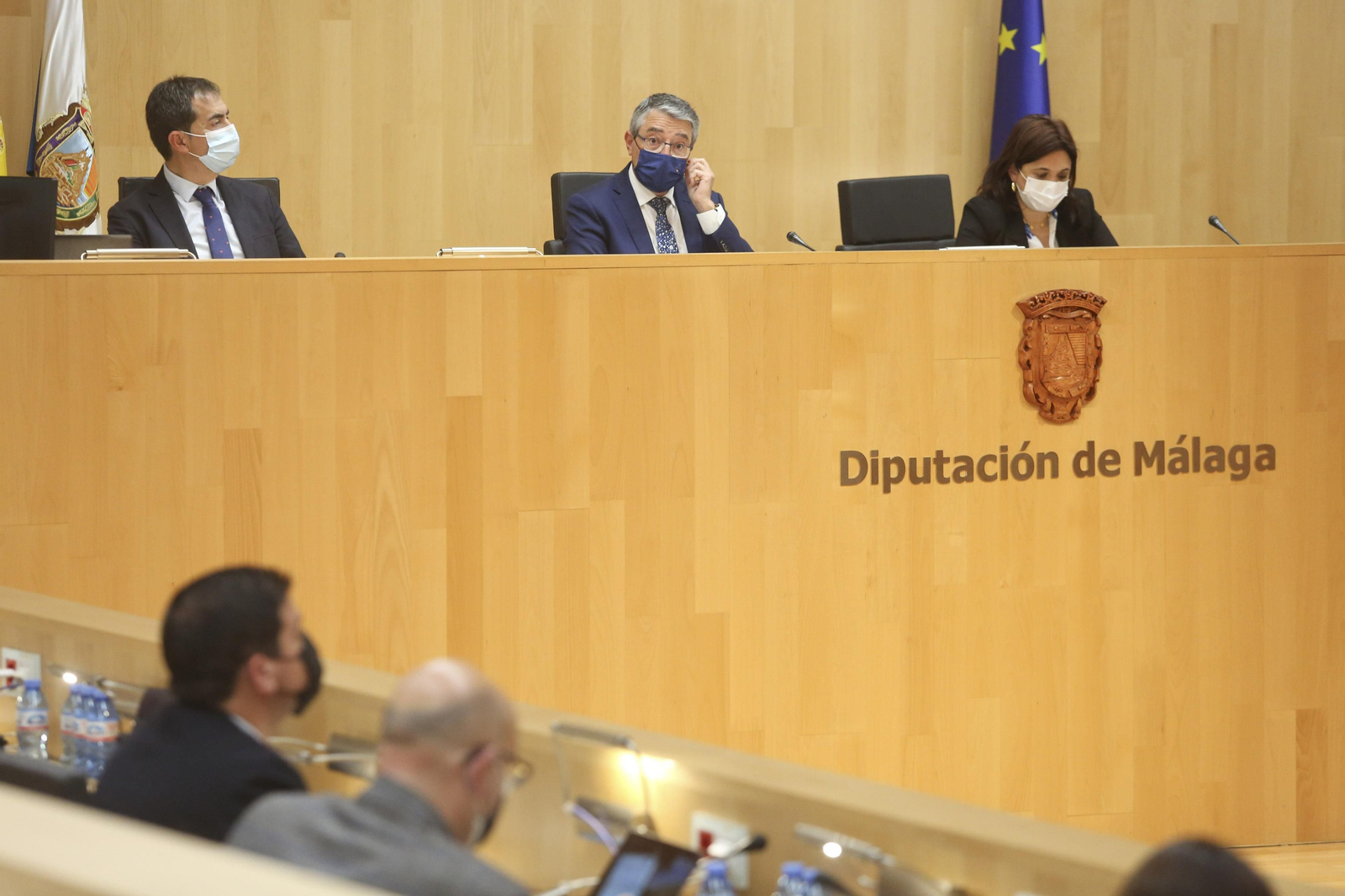 El Pleno de este martes en la Diputación de Málaga.