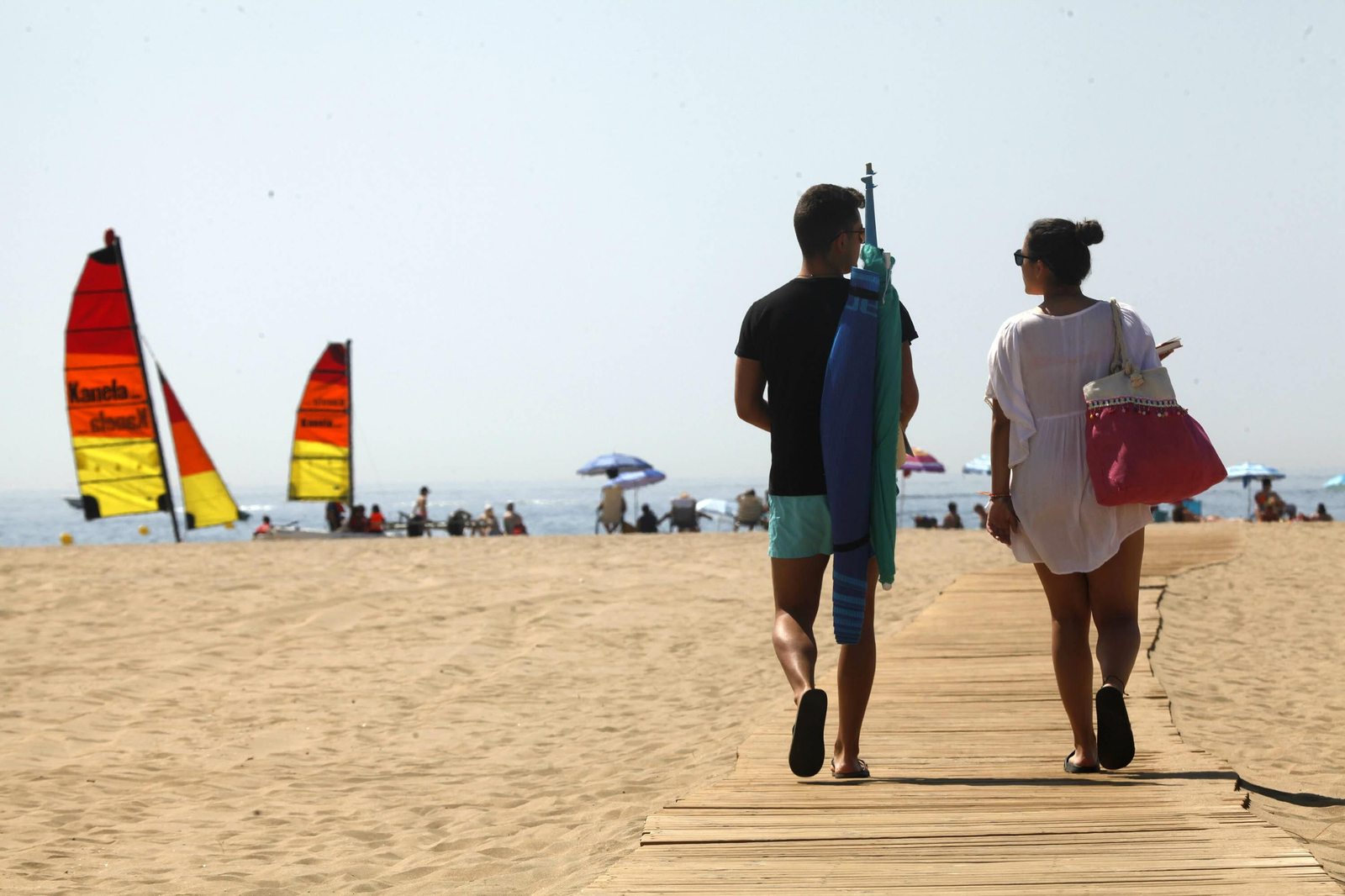 La playa Punta del Moral es idónea para disfrutar de la tranquilidad.