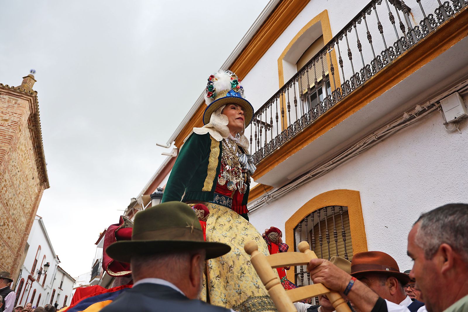 Las imágenes de la romería de San Benito Abad en el Cerro del Andévalo de Huelva