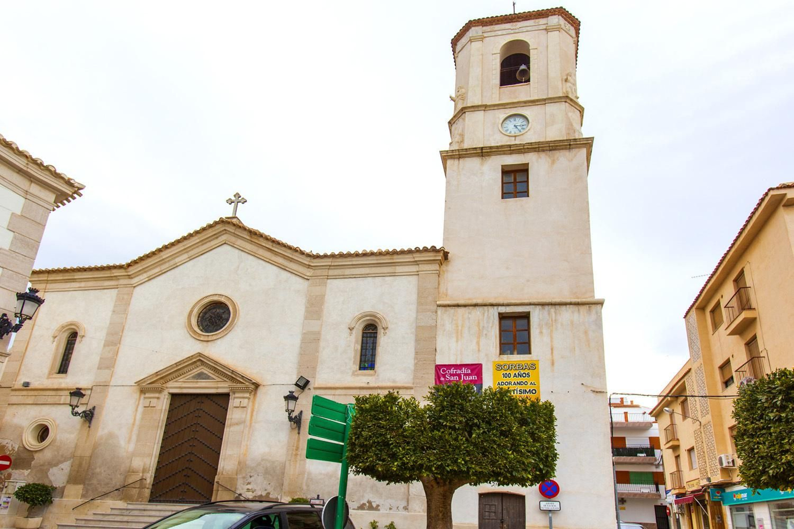 La iglesia de Santa María, en Sorbas.