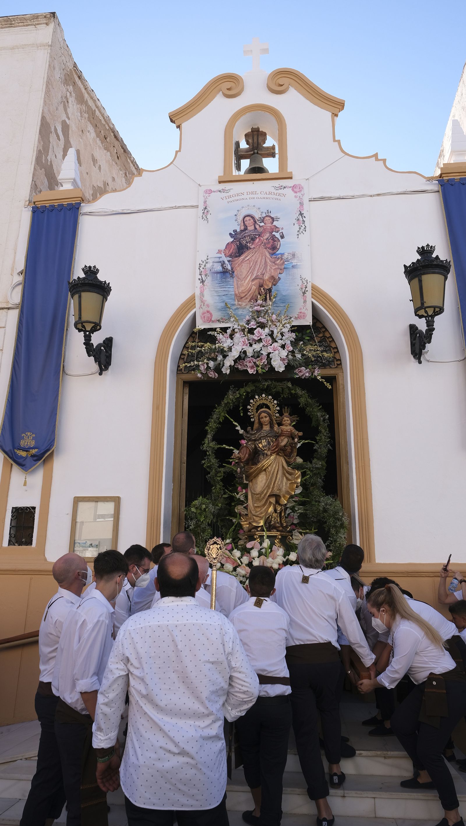 Imágenes de la procesión marinera de la Virgen del Carmen de Garrucha