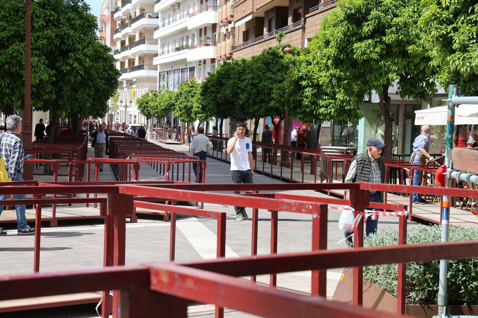 Palcos en Méndez Núñez.