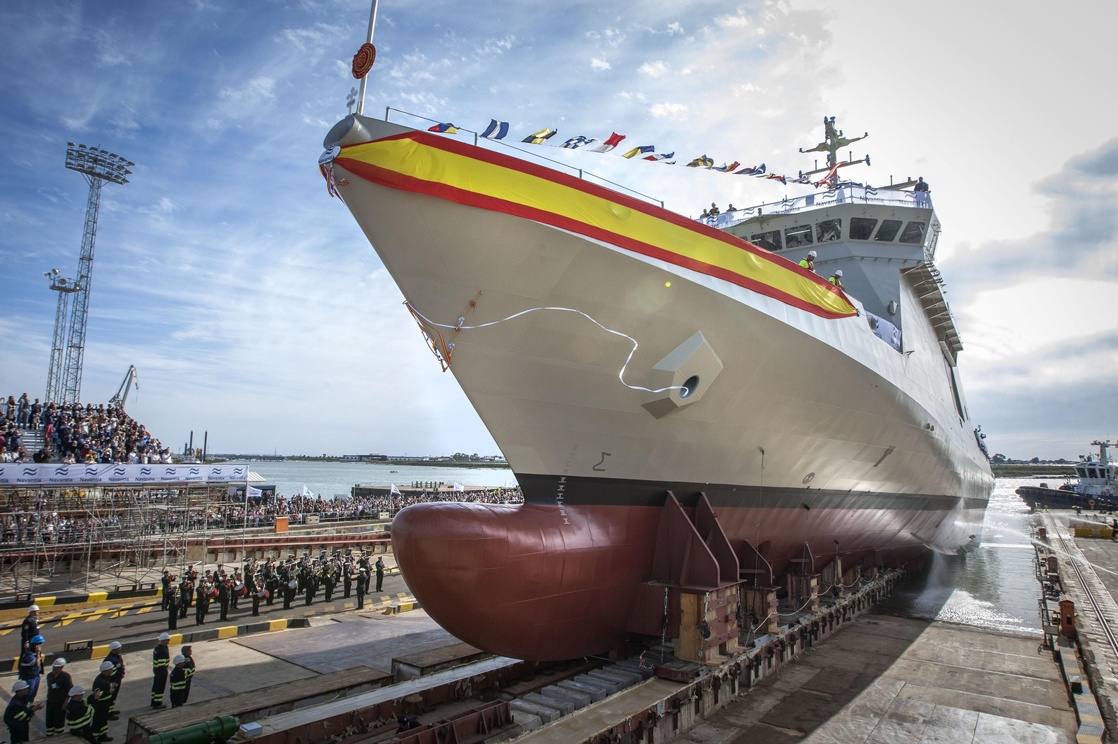 Botadura del BAM 'Audaz'