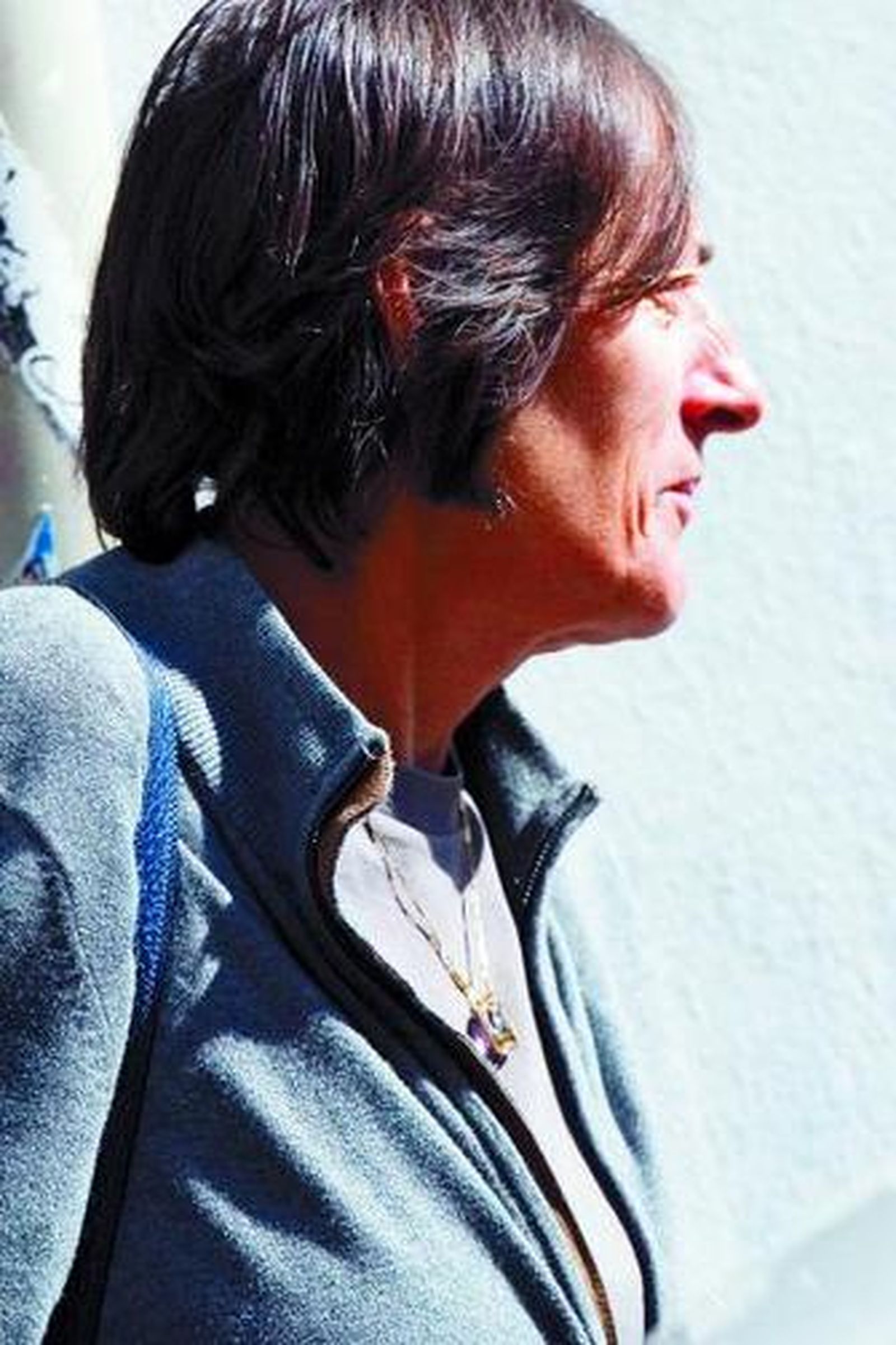 Xabi Larralde, poco después de ser detenido ayer en Bayona.