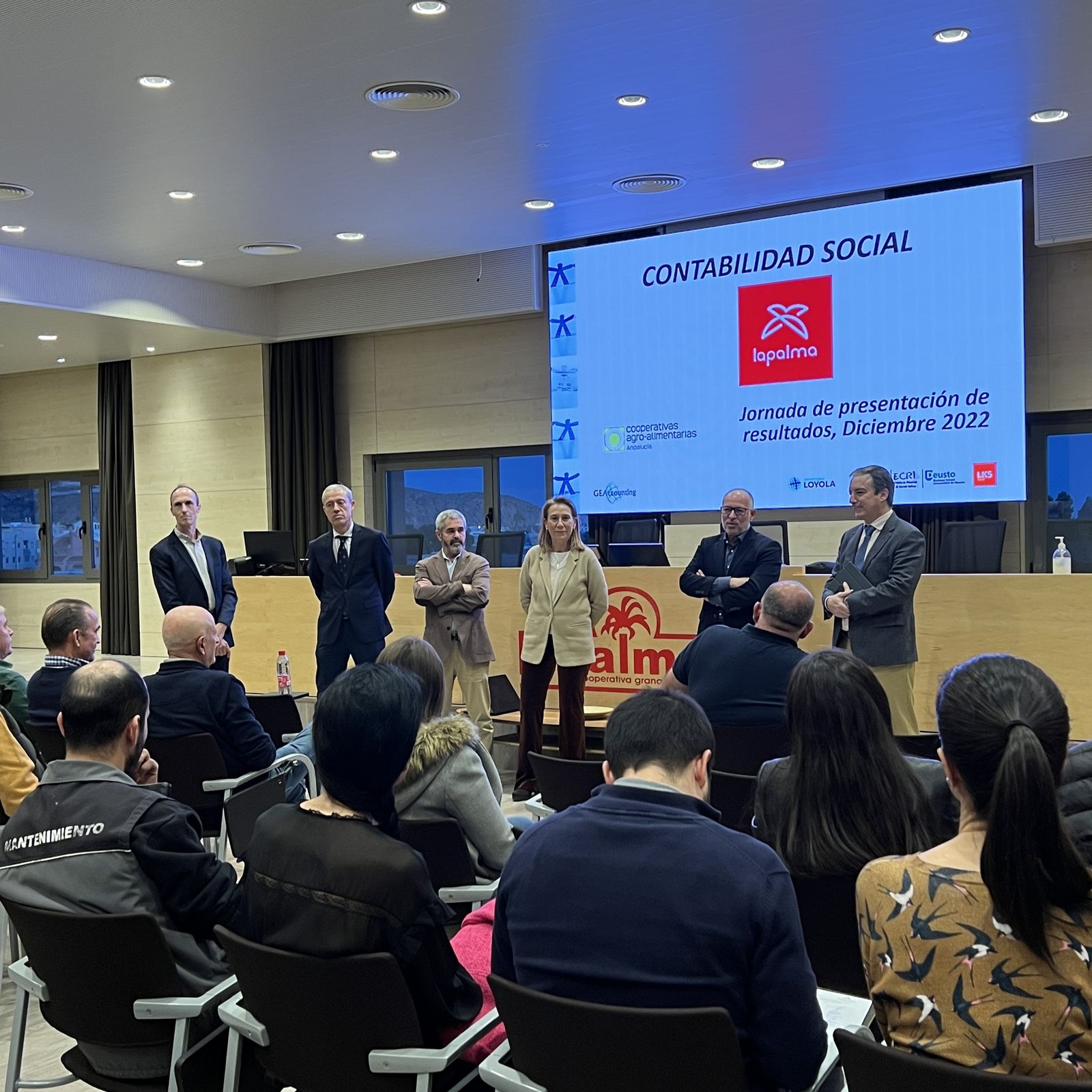 Presentación de los resultados en Granada La Palma.
