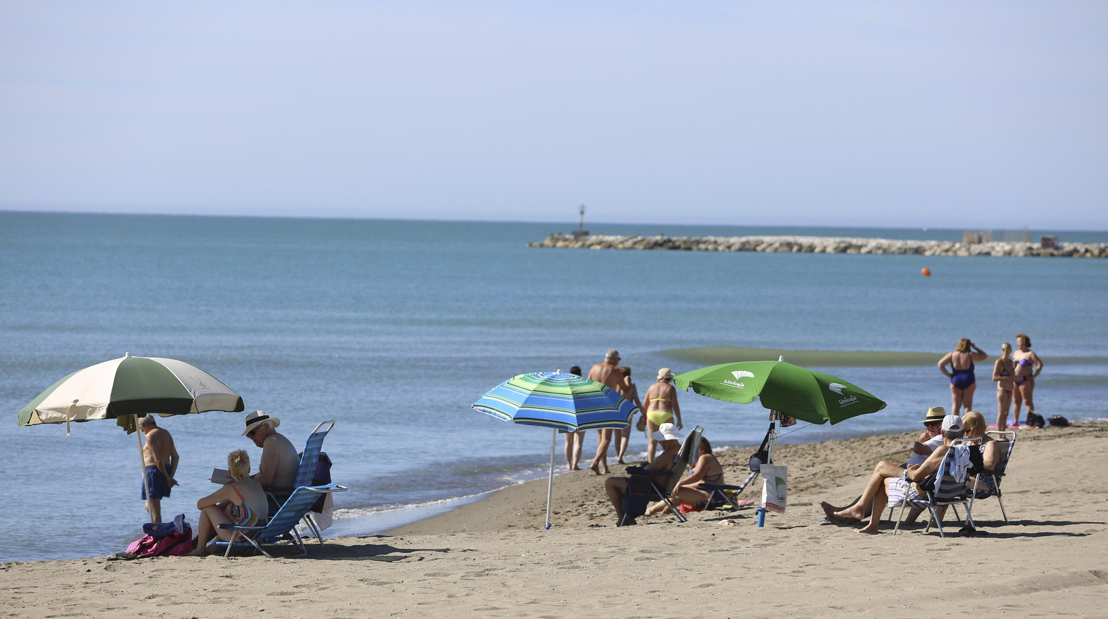 Fotos de la playa en Málaga, donde escapar del calor