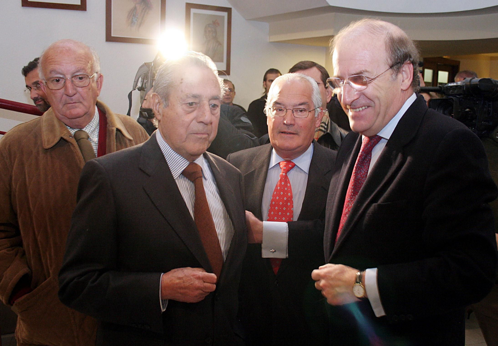 Litri junto a Pedro Rodríguez en su etapa como alcalde de la capital onubense.