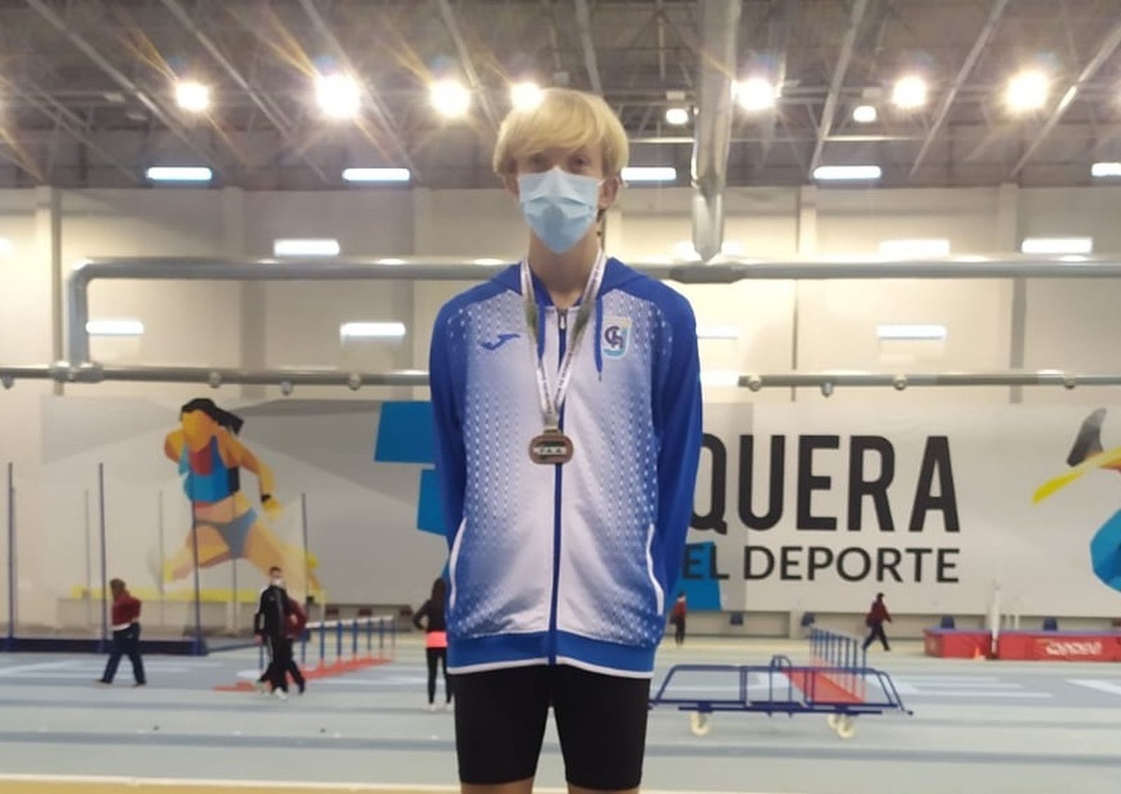 Manuel Villalobos, del Beiman Chapín, campeón de Andalucía de altura sub-16.