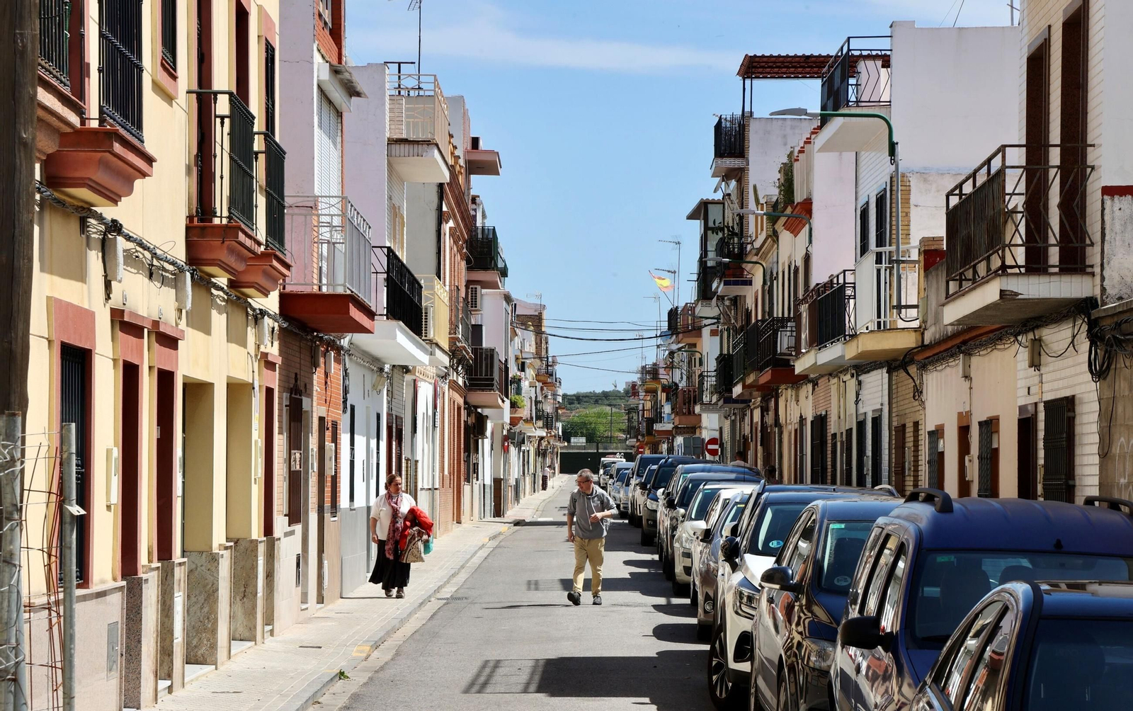 Una calle del barrio de Bellavista.