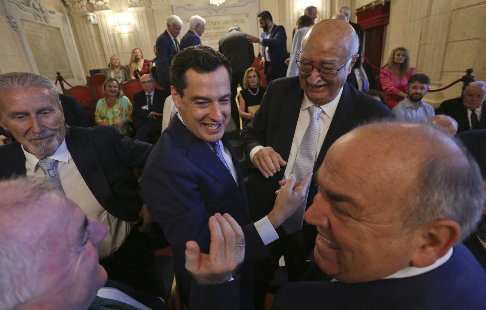 Homenaje a Celia Villalobos en el Ayuntamiento de Málaga (fotos)