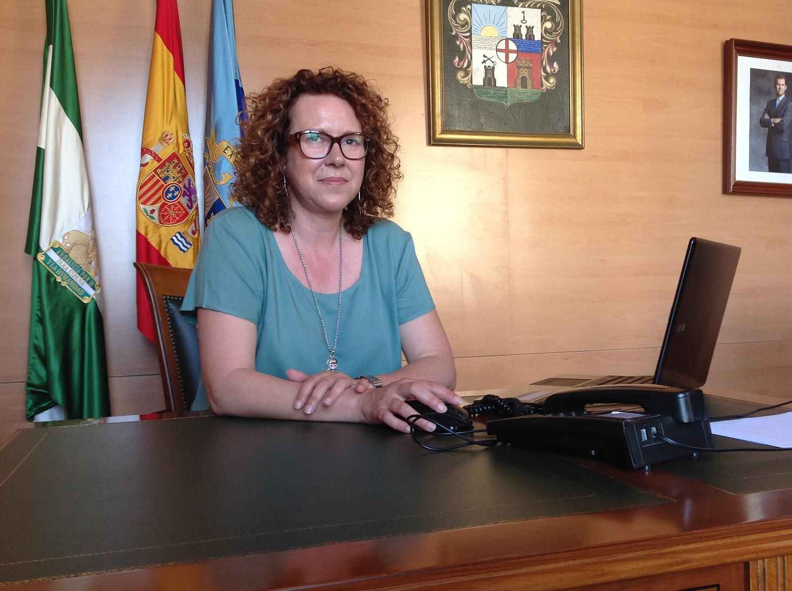 María López, alcaldesa de Garrucha.