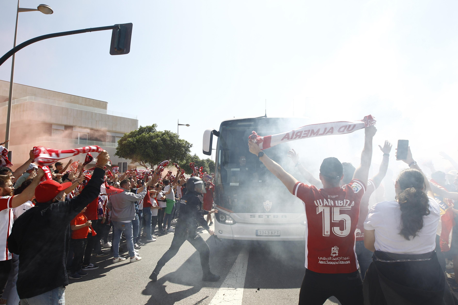 Imágenes del partido U.D. Almería-S.D. Amorebieta