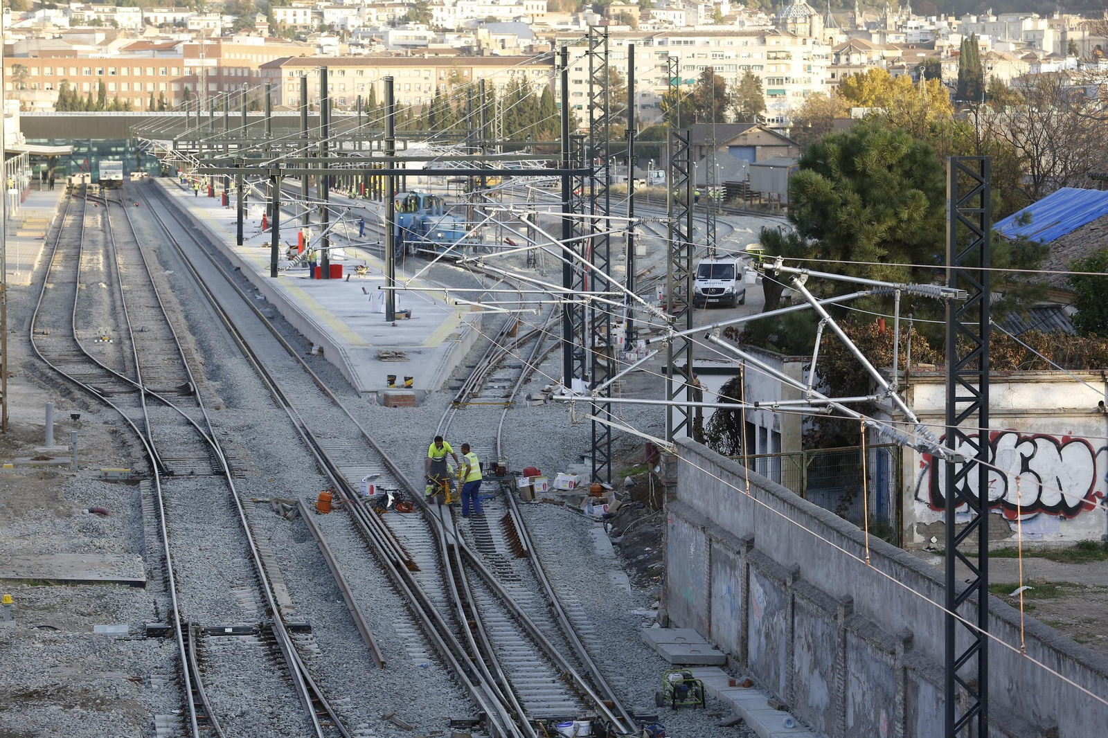 Las imágenes de las obras del AVE