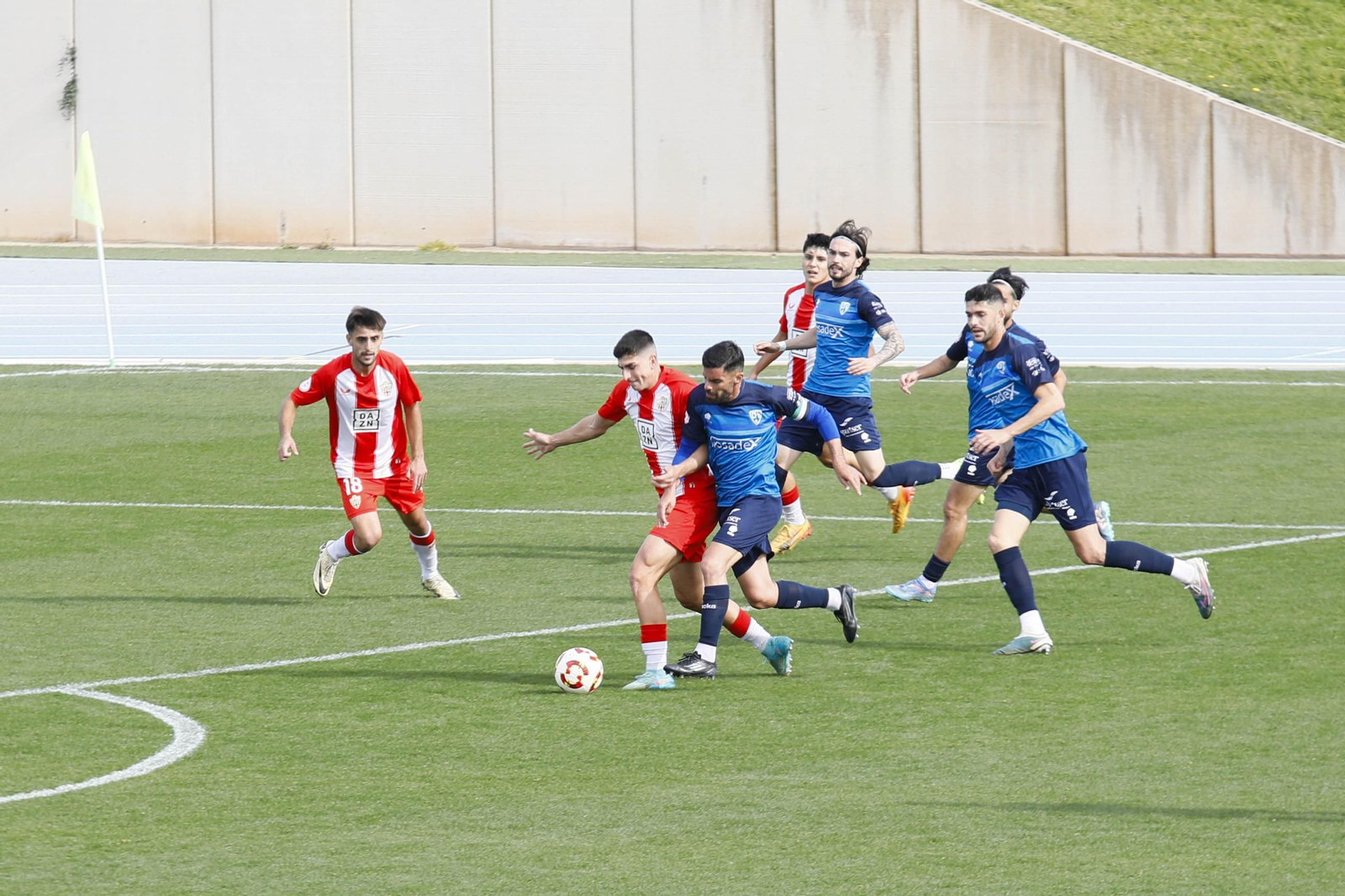 Imágenes del partido entre Almeria B contra Villanovense de segunda RFEF