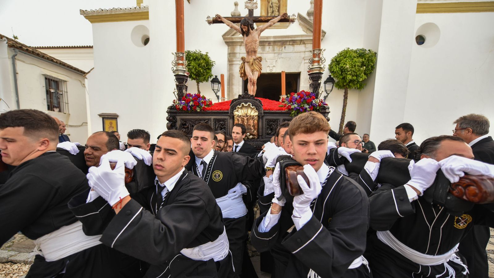 Fotos del Jueves Santo en San Roque: La Buena Muerte y Amargura