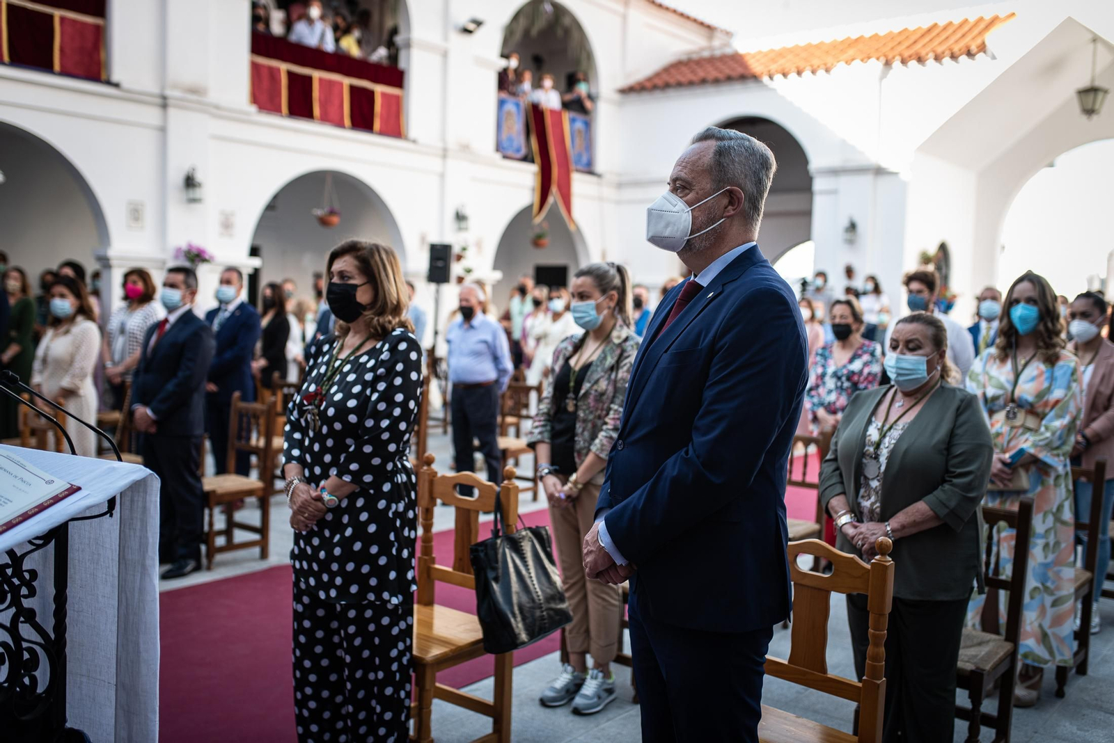 Imágenes de la misa de romeros de la Hermandad de Huelva