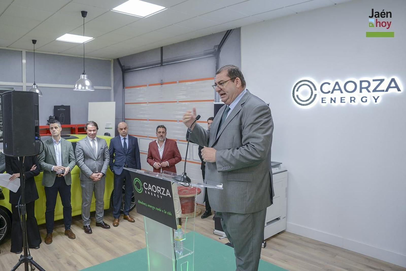 Inauguración de las instalaciones de la empresa Caorza Energy.