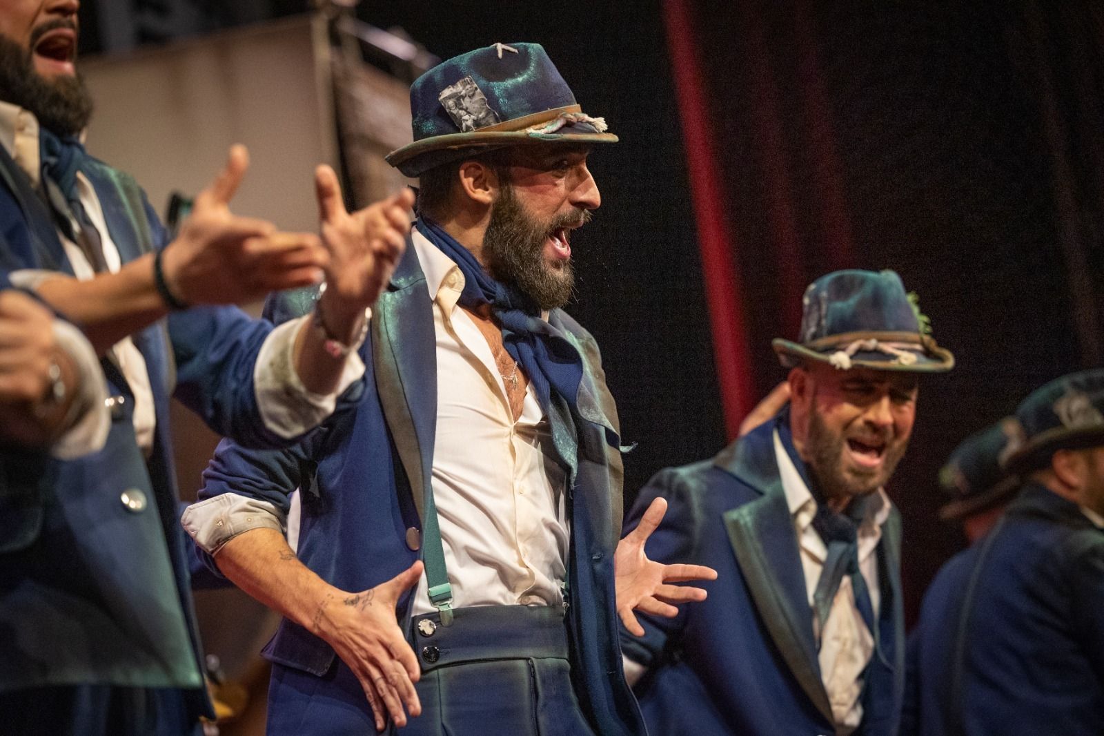 Un momento de la actuación de '¡¡Se prohíbe el cante!!'.