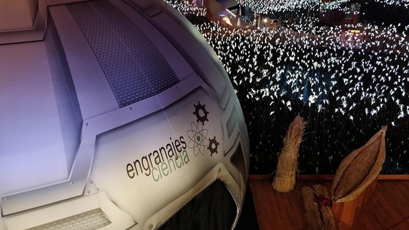 El Planetario del Pabellón de la Navegación.