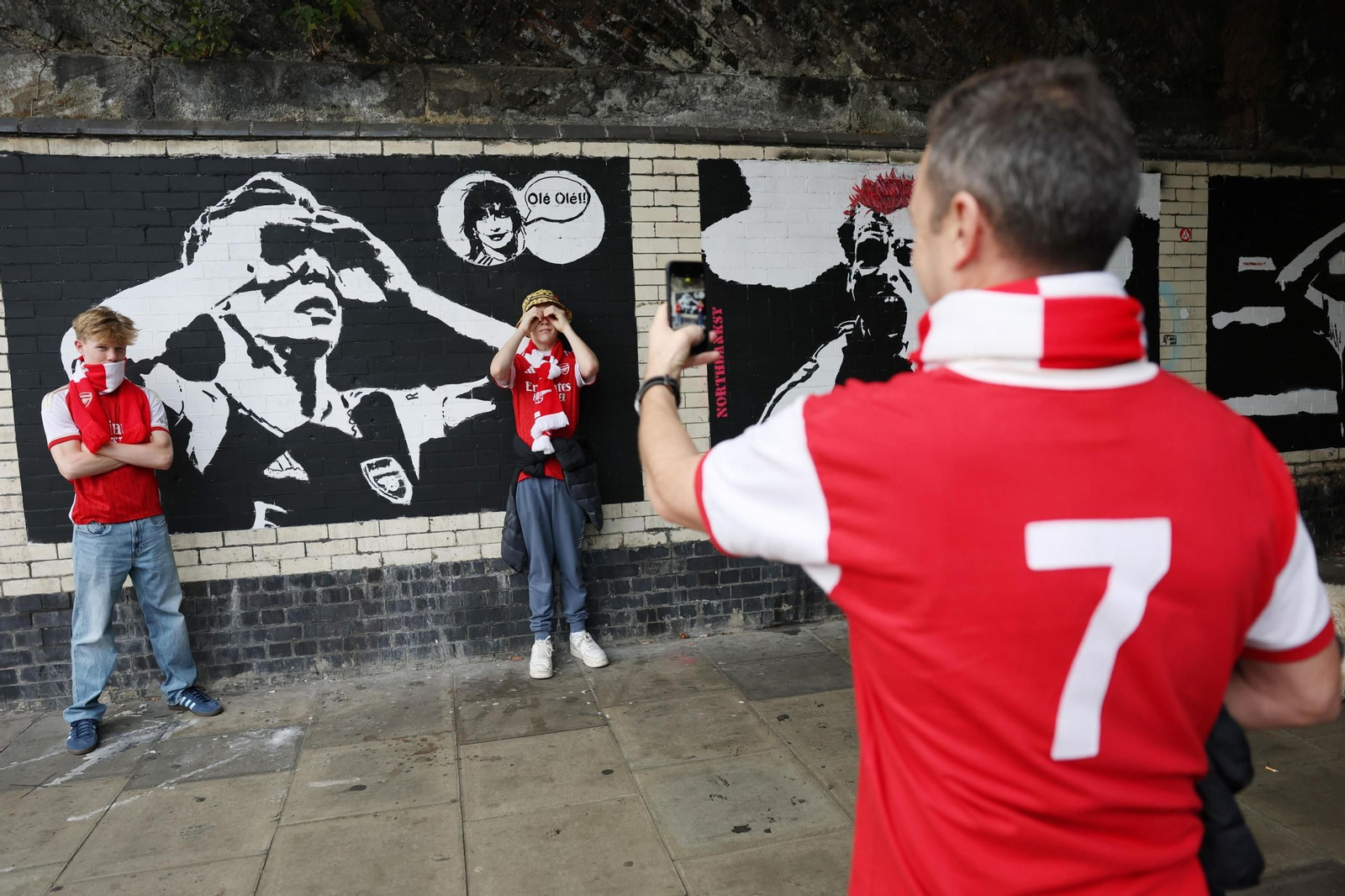 Las fotos del Arsenal-Atlético de Madrid