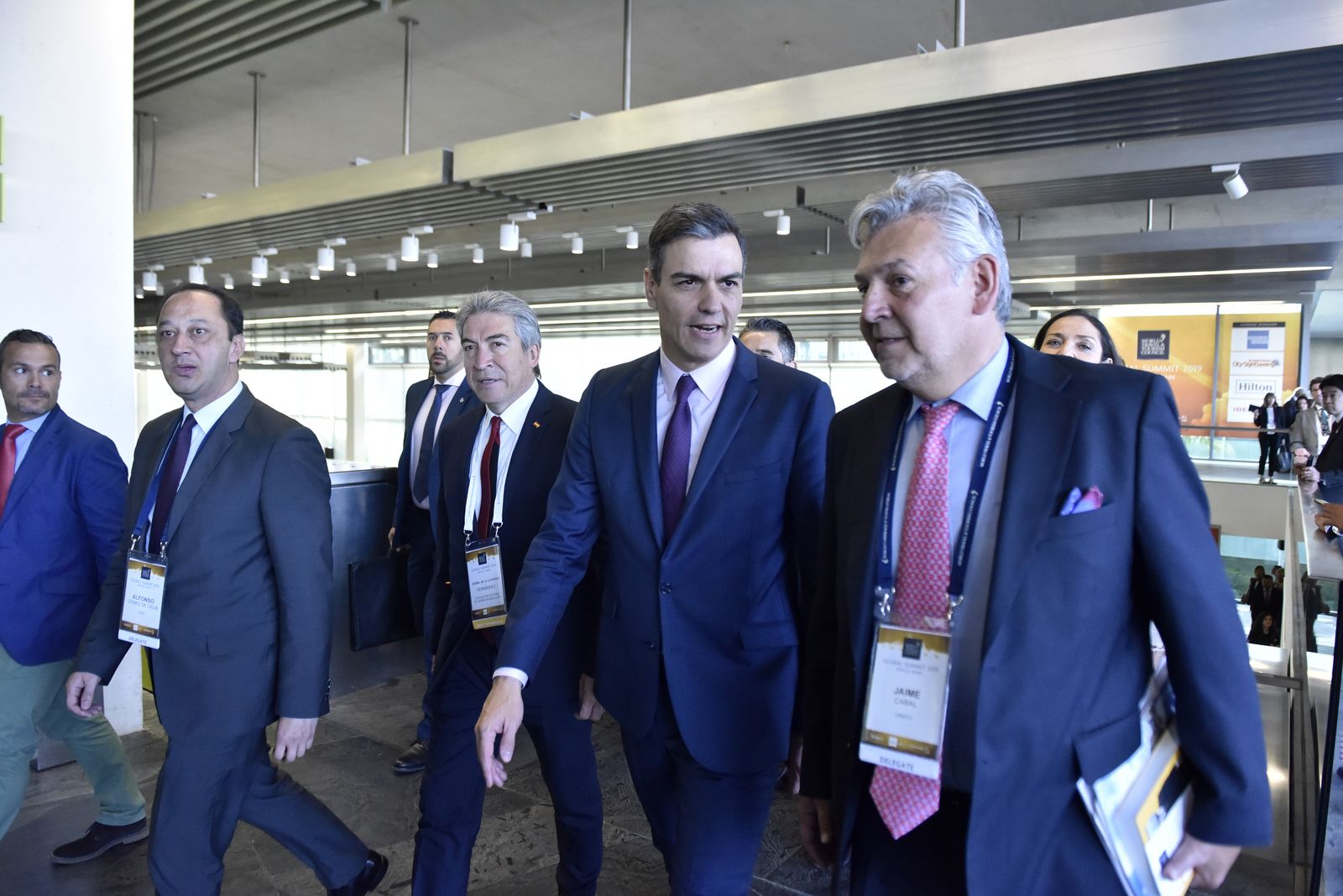Pedro Sánchez, en la inauguración de la WTTC 2019 Sevilla