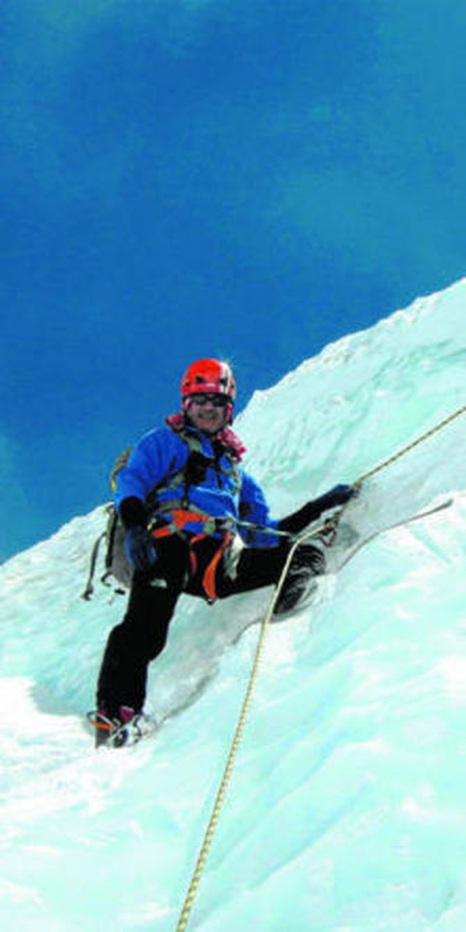Manuel González, durante una de sus expediciones.