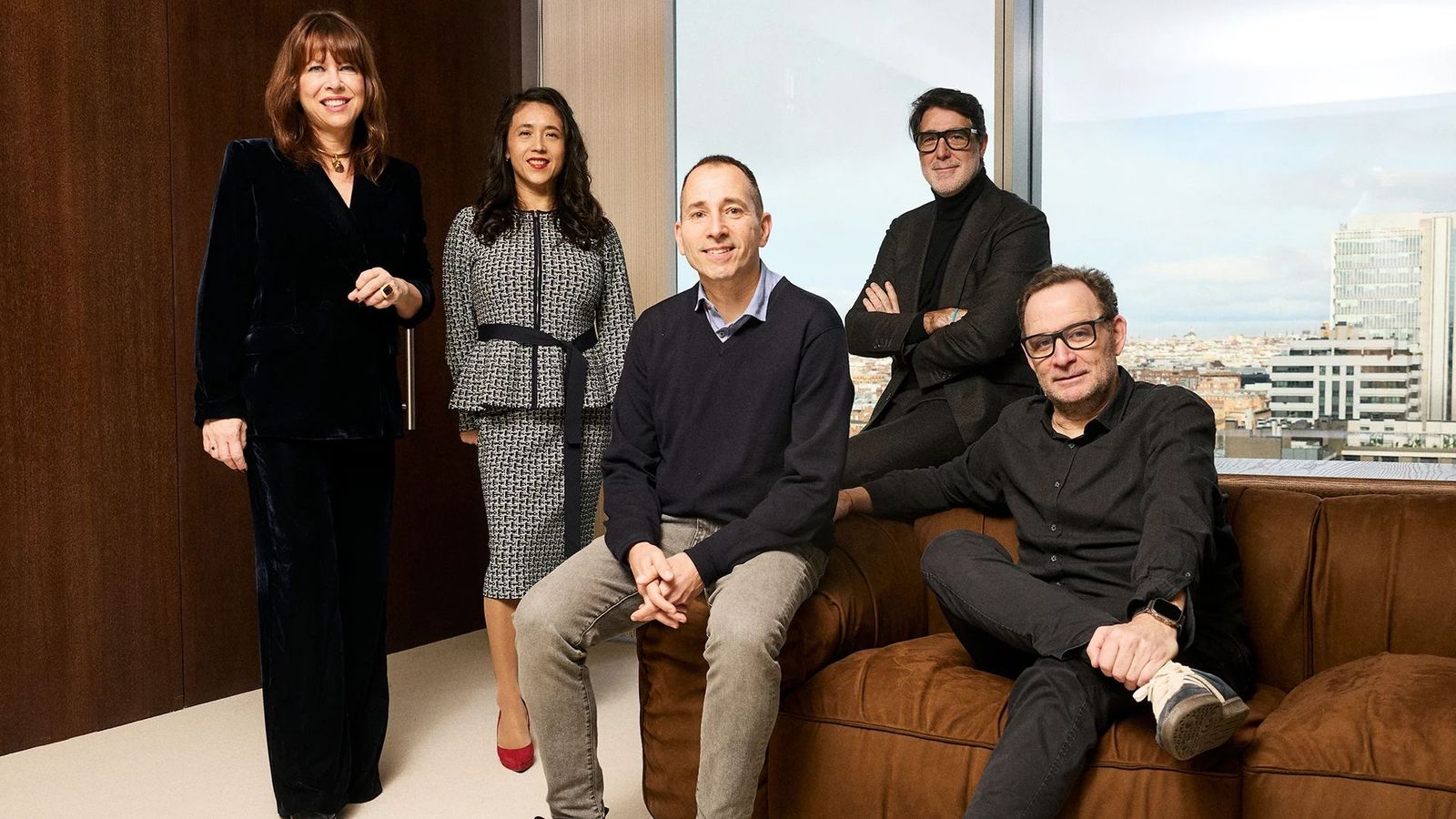 De izquierda a derecha, María Moya, Carolina Miyata, Jorge Martín-Luengo, Agustín Vivancos y Antonio Pasagali.