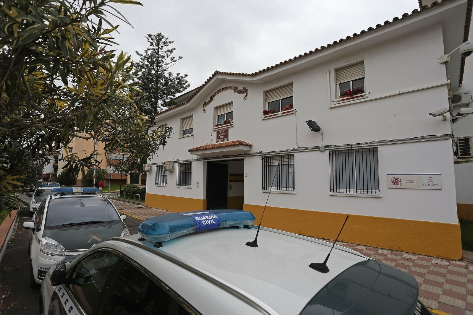 El cuartel de la Guardia Civil de Los Barrios.