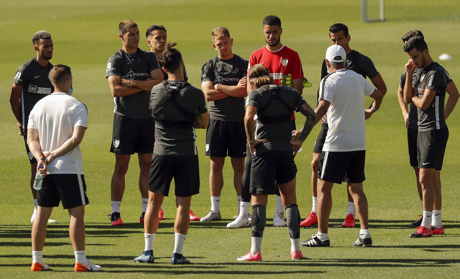 Las fotos del entrenamiento del Málaga CF