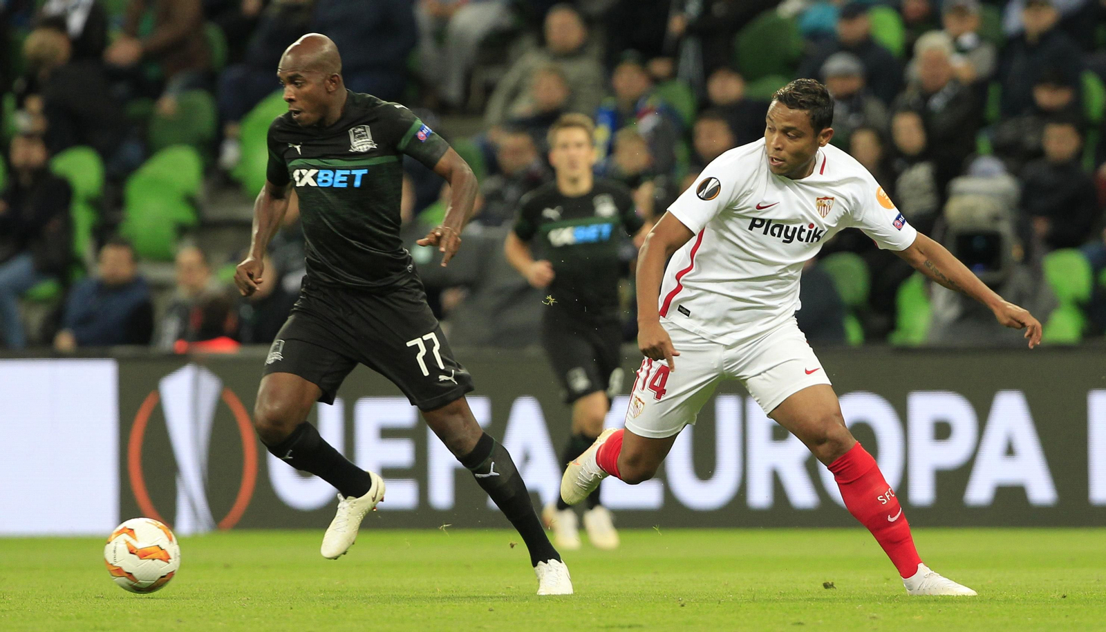 El Krasnodar-Sevilla FC, en imágenes