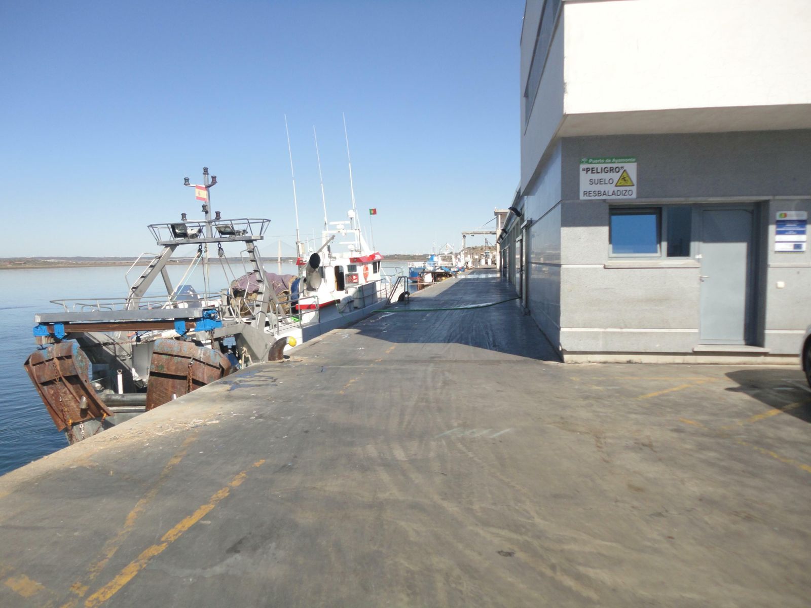 Puerto pesquero de Ayamonte.