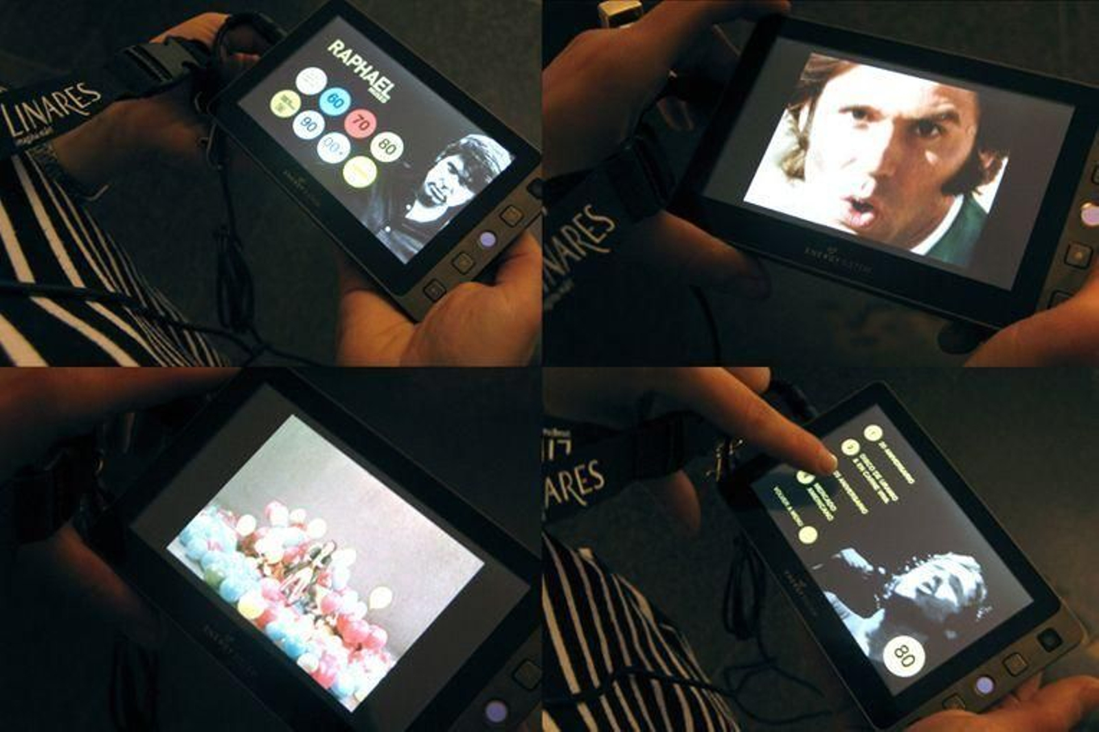 El recorrido por el museo se realiza a través de una tablet y unos auriculares para una visita inmersiva por la colección.