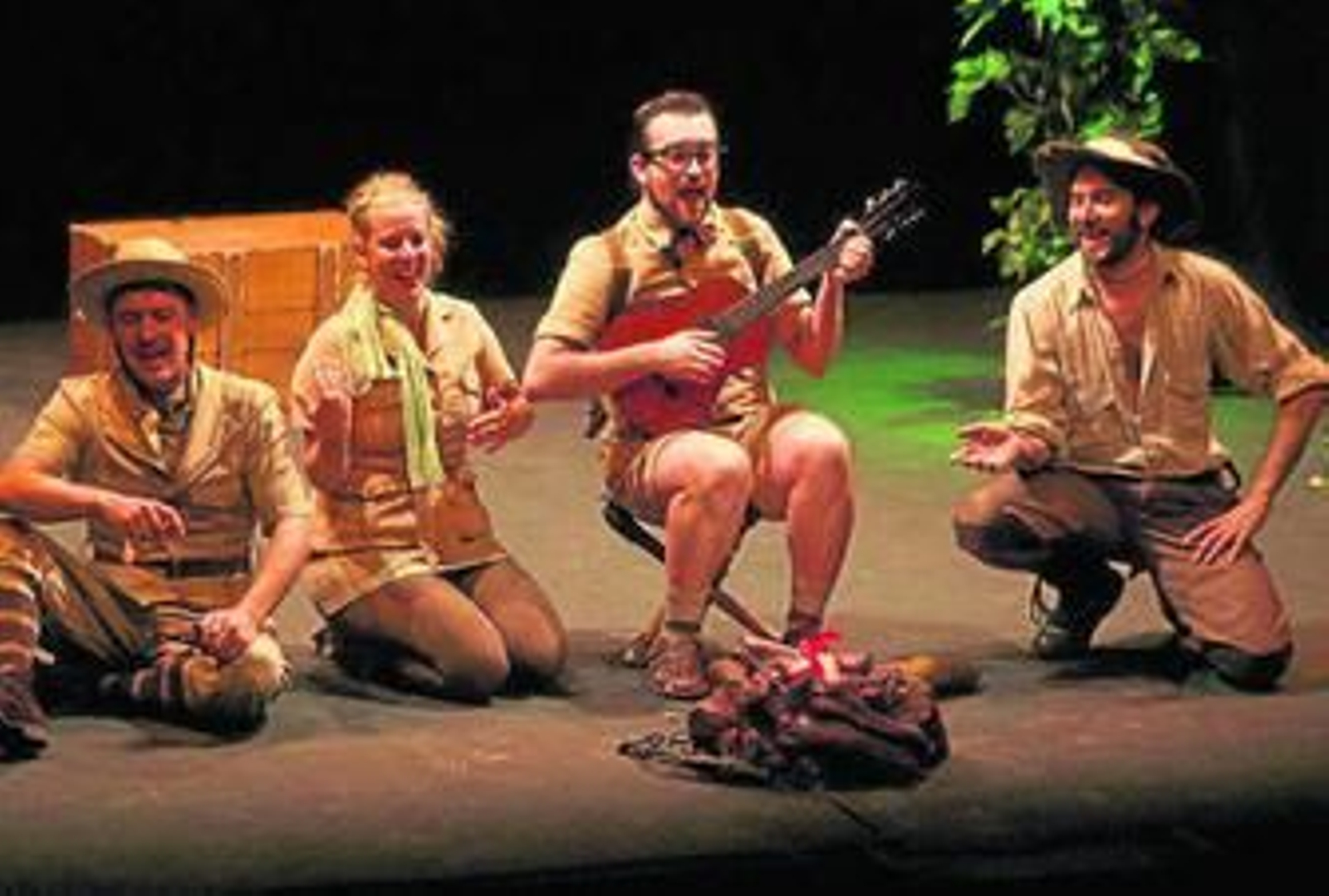 Yllana durante una de sus actuaciones.