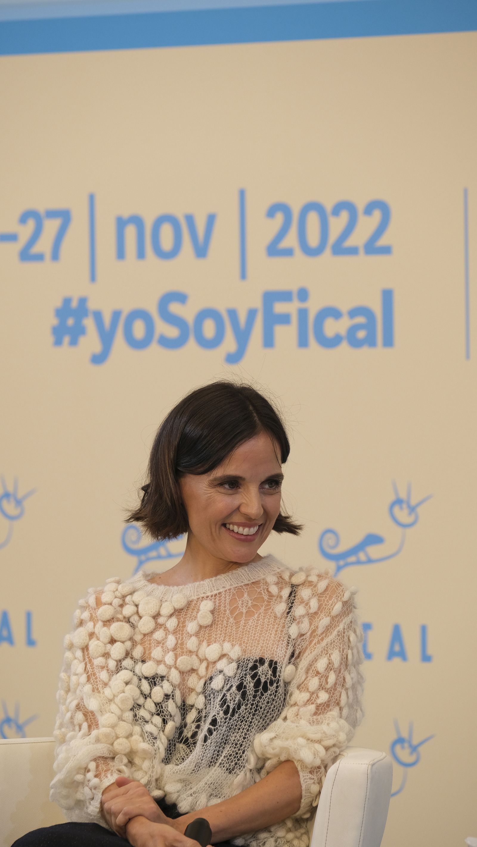 Imágenes de la actriz Elena Anaya en rueda de prensa en FICAL 2022