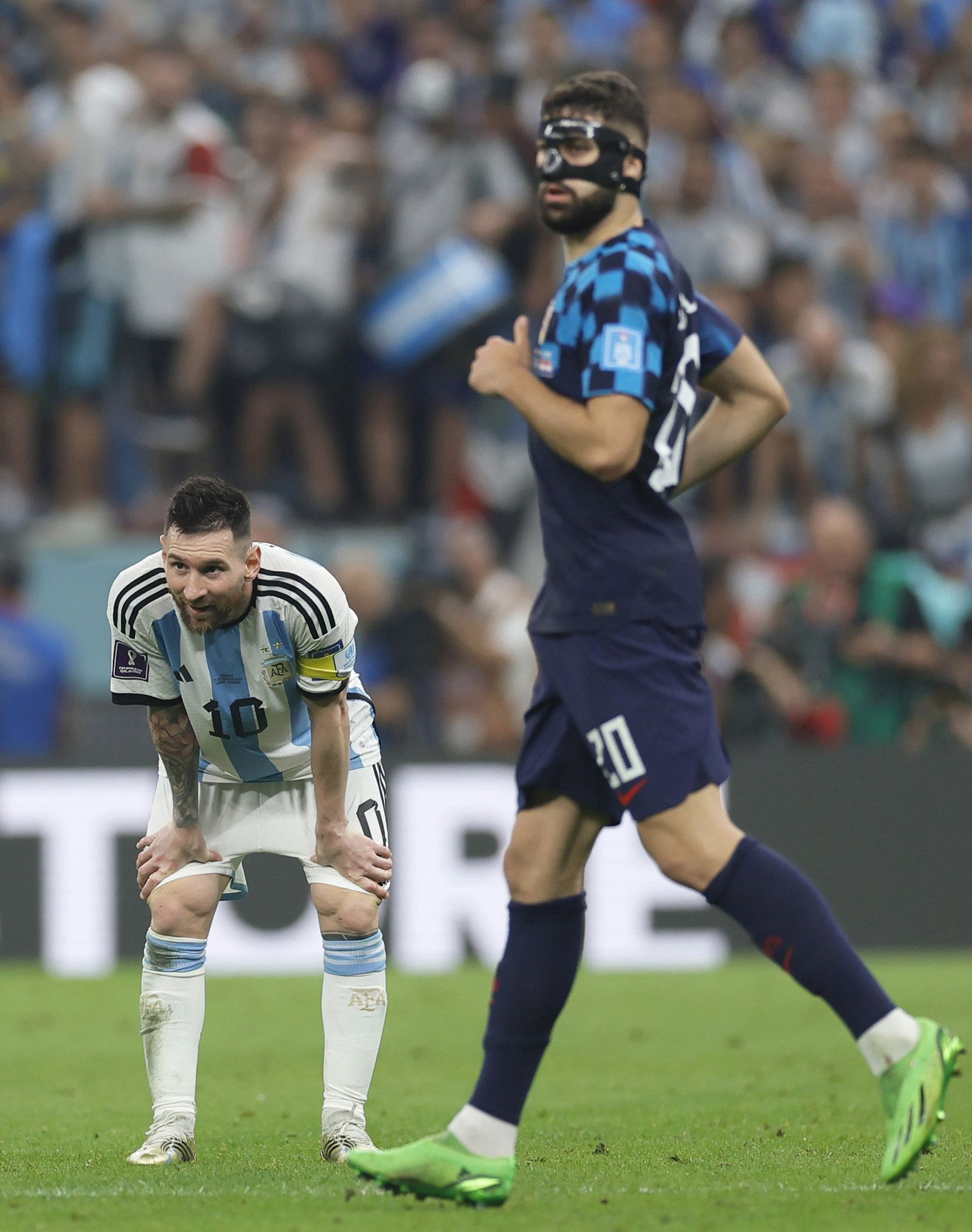 Las fotos de Messi contra Croacia