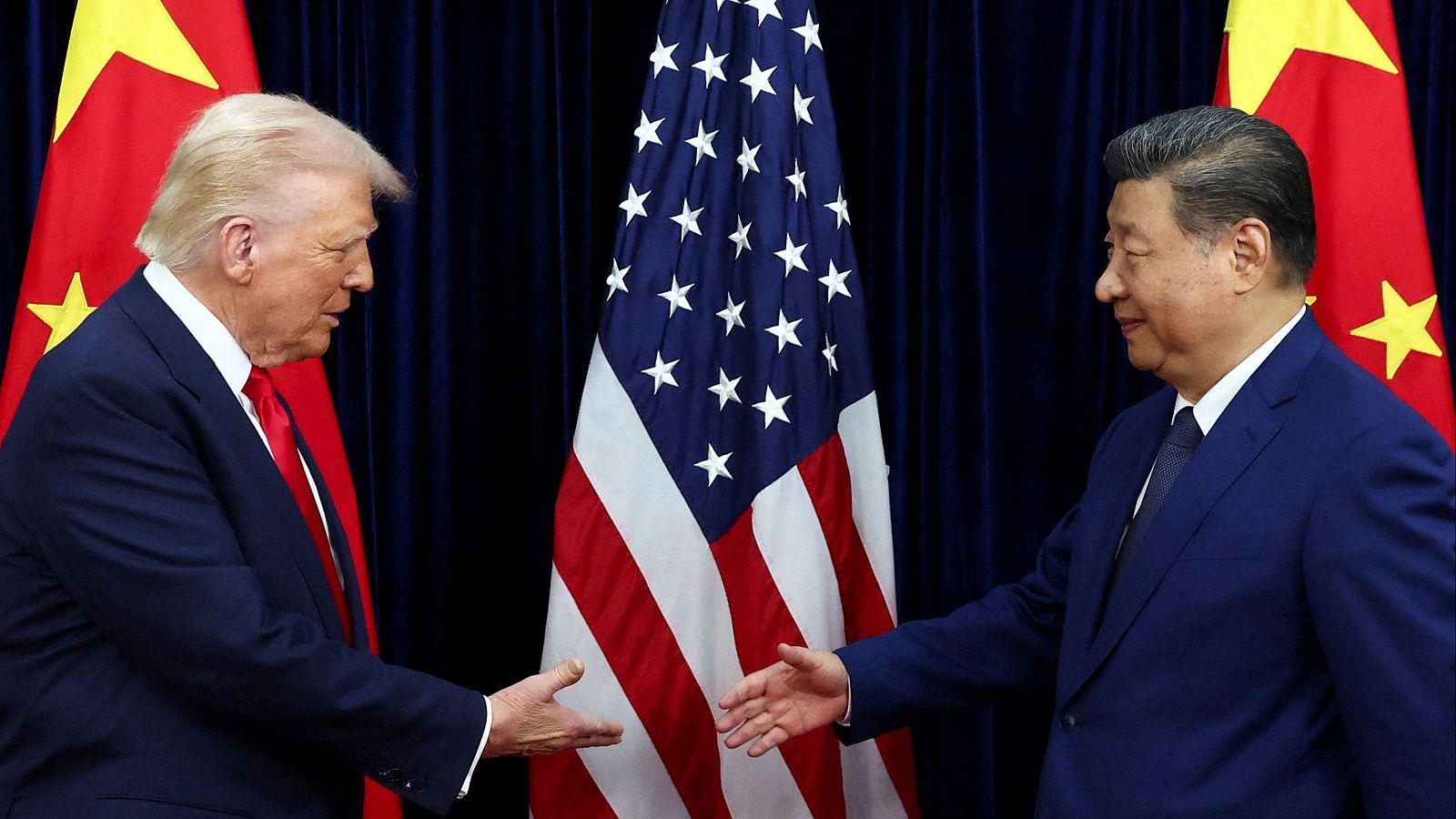 Trump y Xi Jinping en Corea del Sur, el 30 de octubre de 2025