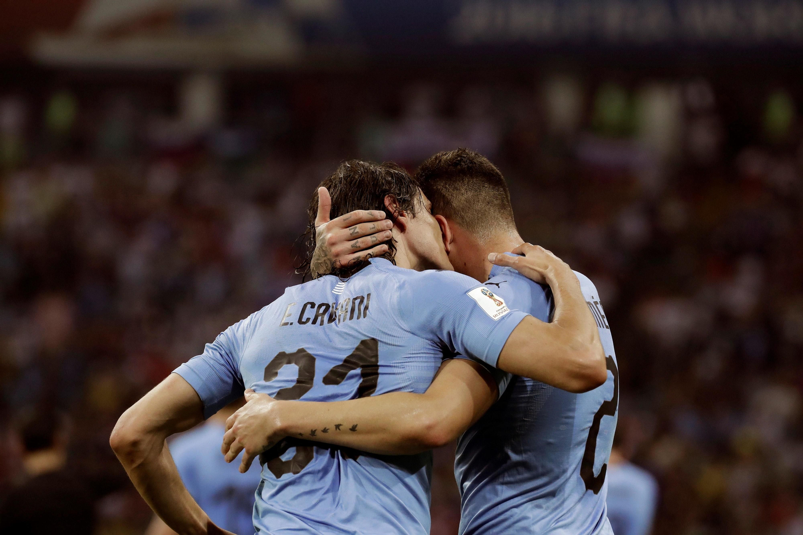 Las imágenes del Uruguay-Portugal