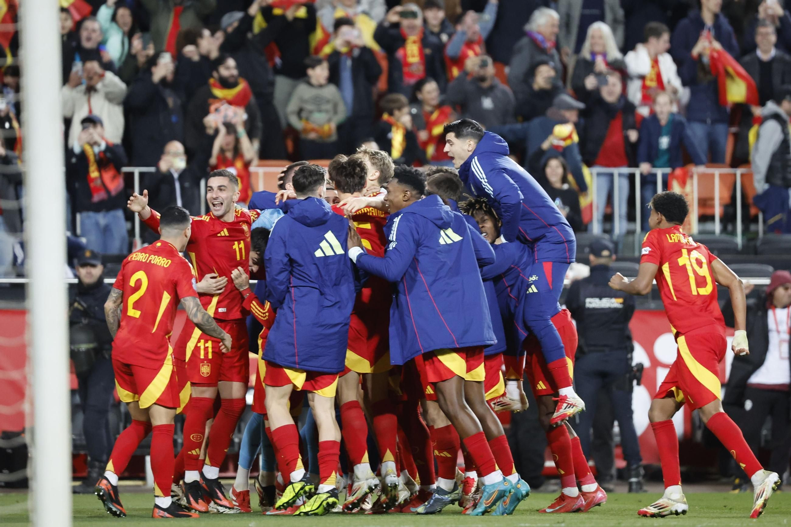 Las mejores fotos del España - Países Bajos