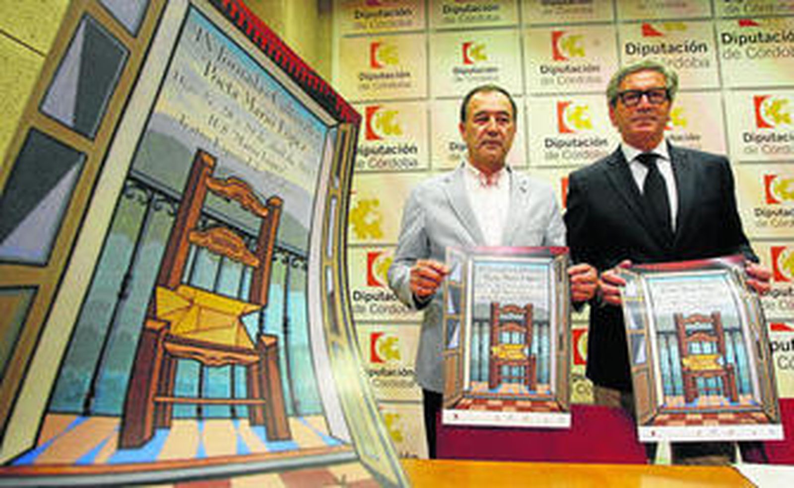 Cristóbal García y Antonio Pineda, en la presentación de las jornadas.