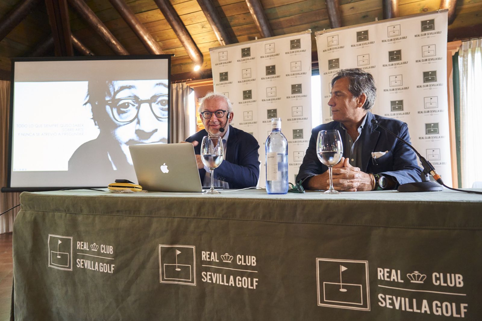 Fernando Francés y  José Miguel Trigo, durante el acto.