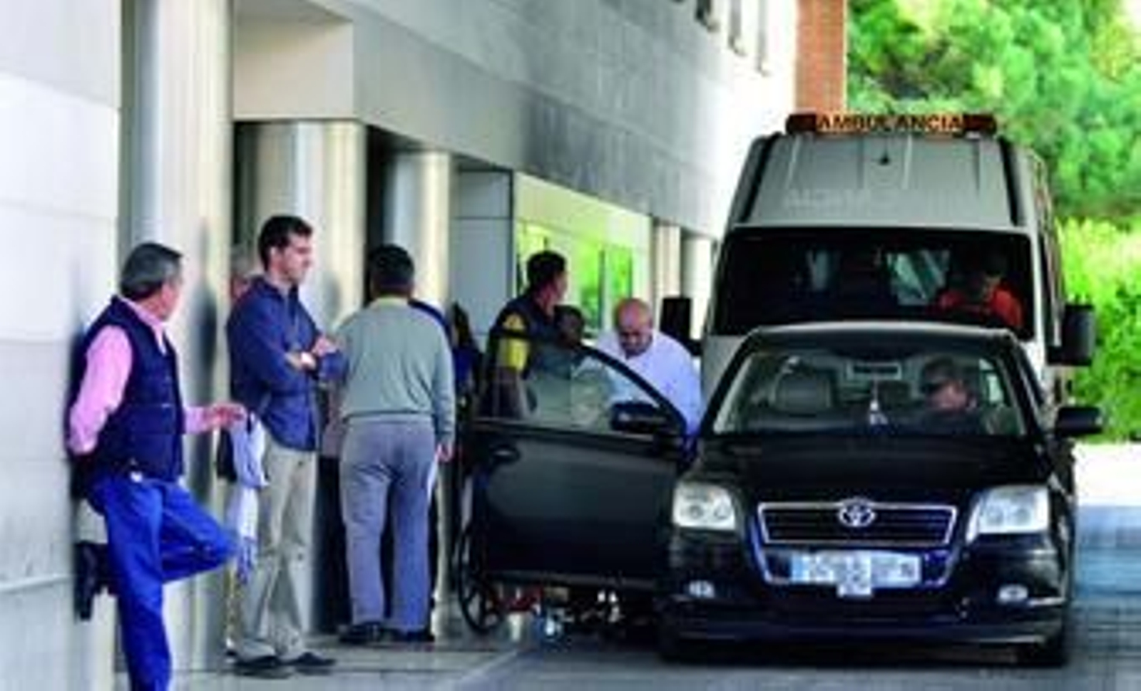 Acceso a las Urgencias del Hospital Macarena.