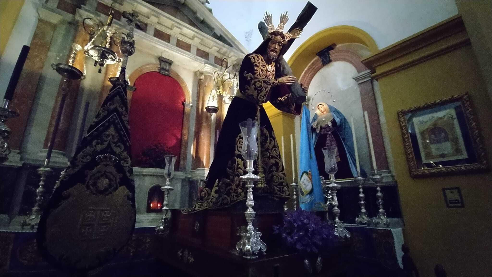La imagen de Jesús Nazareno, en una foto reciente.